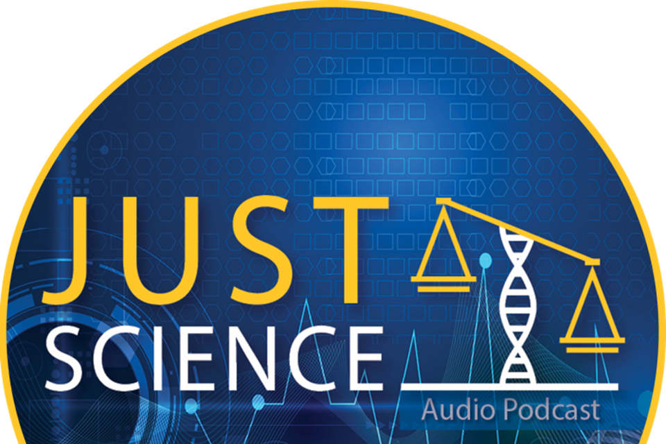Just science podcast logo