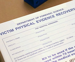 Sexual assault kit paperwork