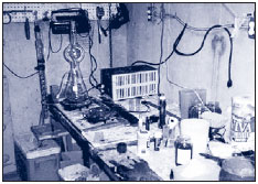 Photo of a clandestine drug lab.