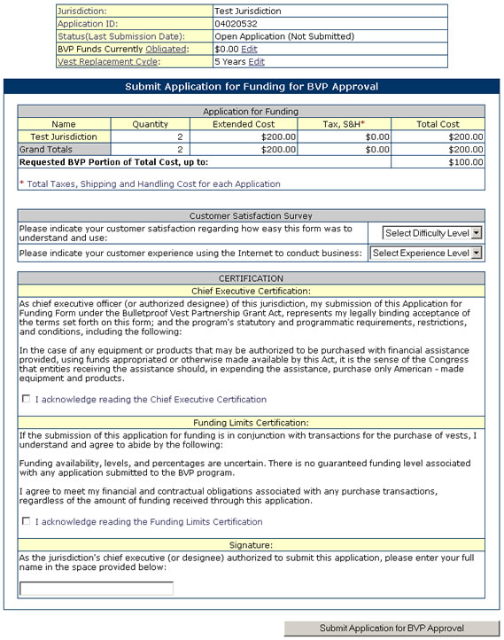 Bulletproof Vest Partnership Other Resources