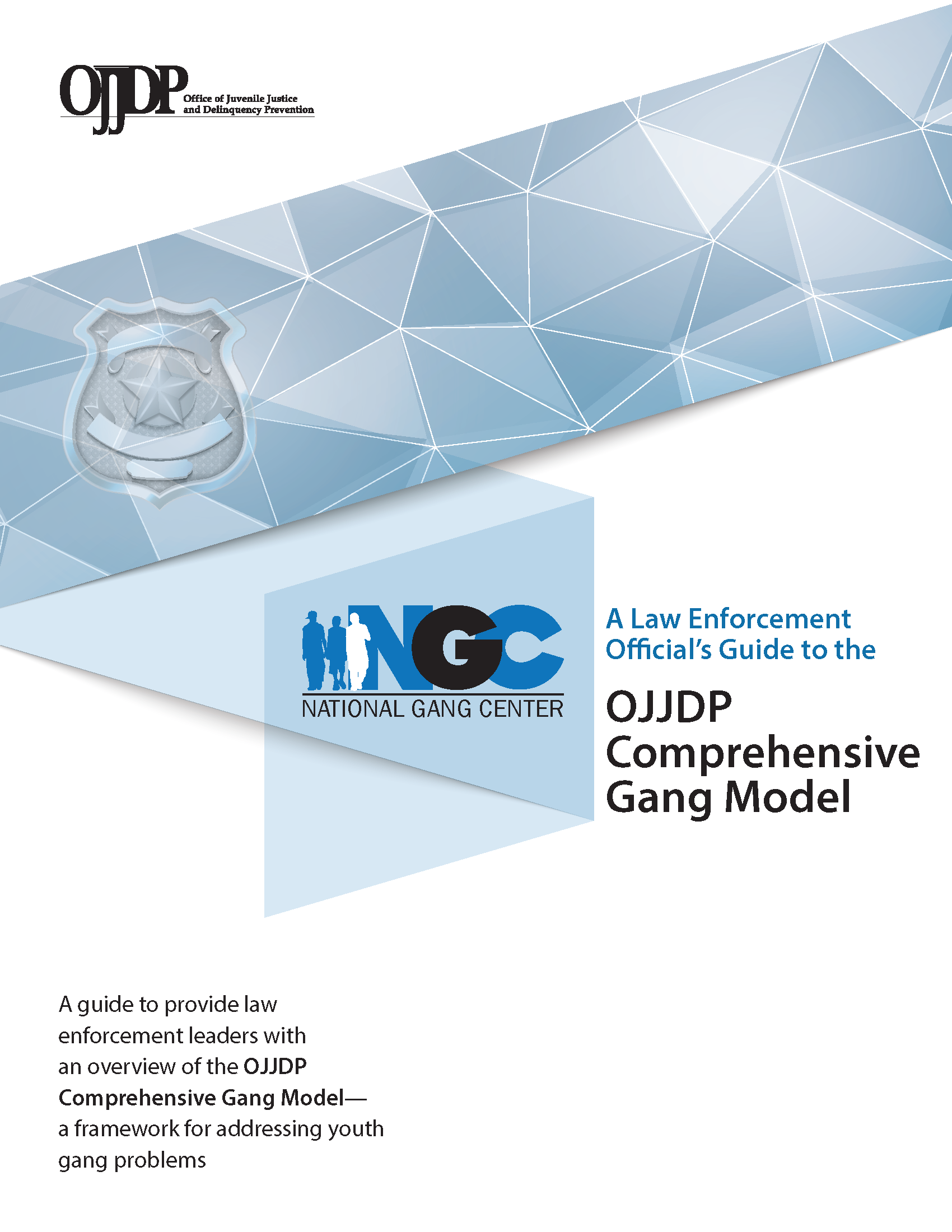 Cover of OJJDP Comprehensive Gang Model