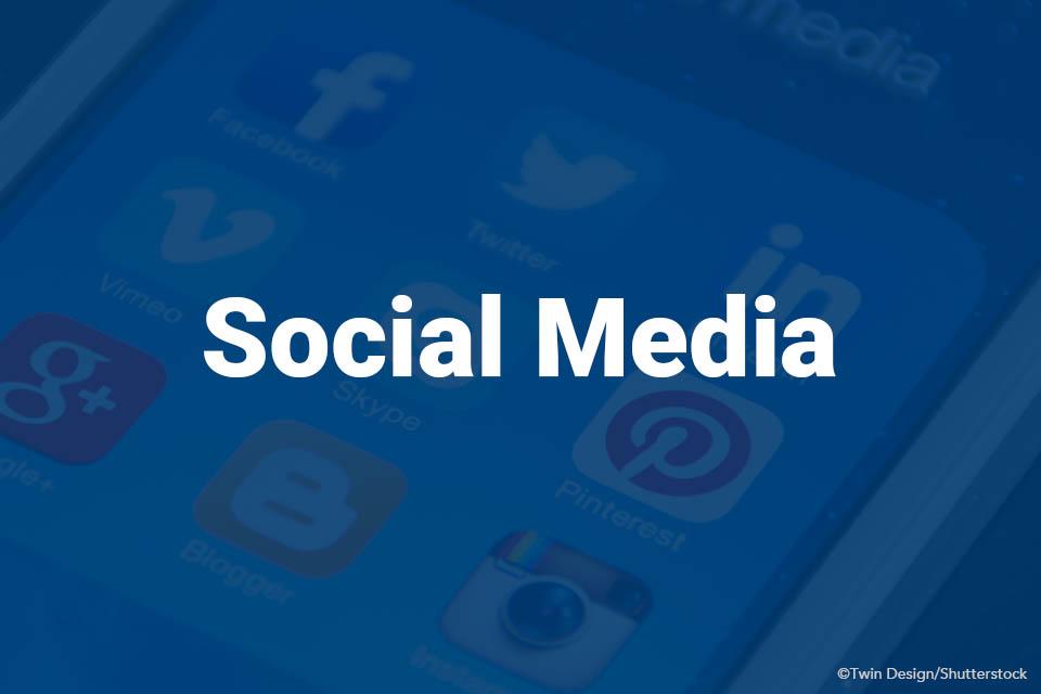 Social Media with icons
