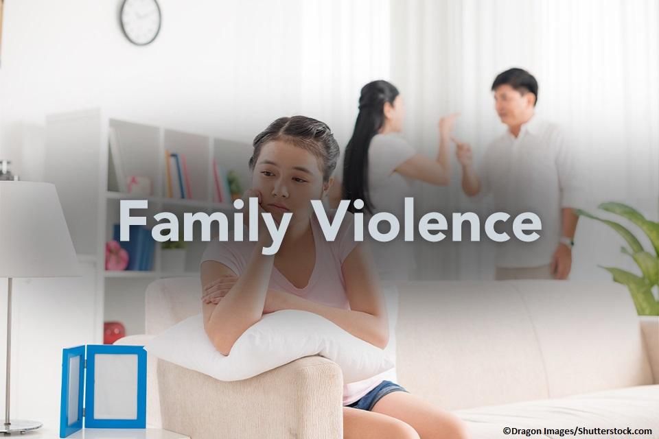 Family Violence Image of Child and Parents