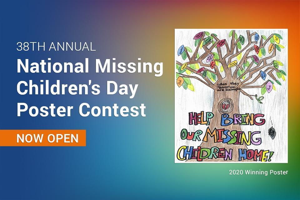 National Missing Children’s Day poster contest image