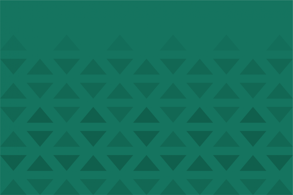 Dark green triangles on light green background