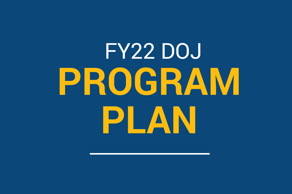 FY22 DOJ Program Plan Card