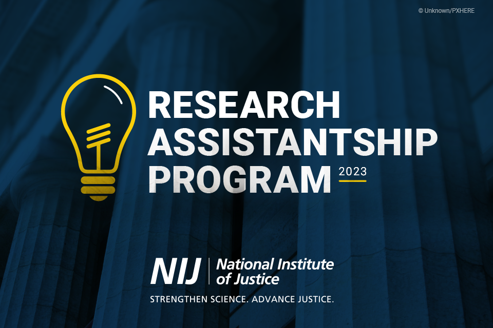 light bulb - Research Assistantship Program 2023 - NIJ Logo