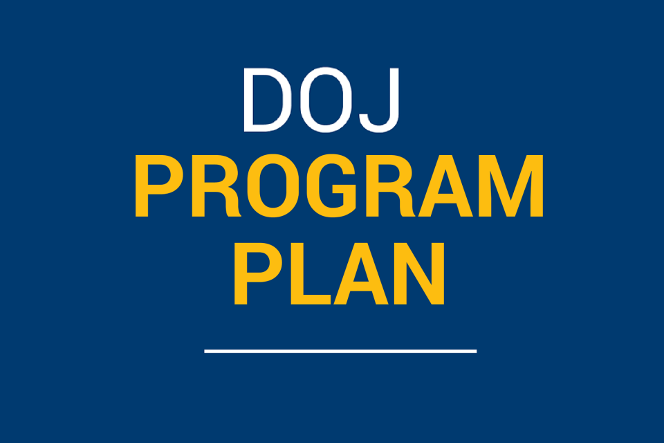 DOJ Program Plan