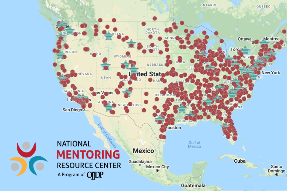 National Mentoring Resource Center - geomap 