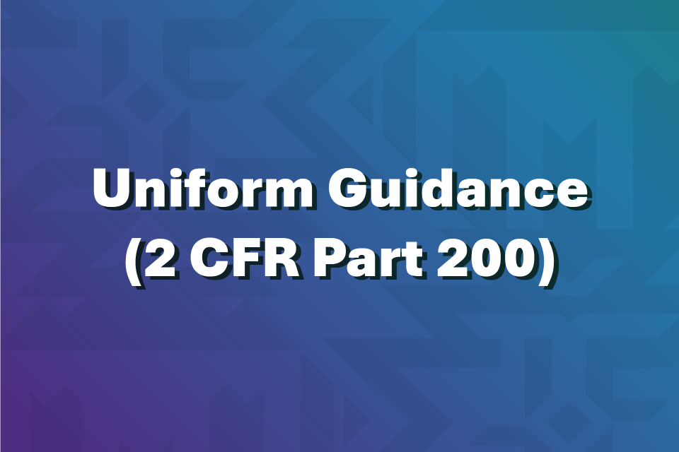 FMSC Uniform Guidance