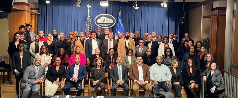 Community Violence Intervention Leadership Academy Ceremony Group Picture