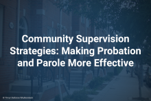 Community Supervision Strategies