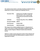 NCJ Number 309741 thumbnail image