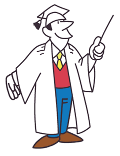 Clipart of man teaching