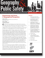 Cover of the October 2008 issue of Geography & Public Safety.
