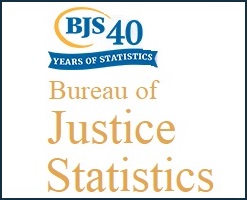 Bureau of Justice Statistics 40 Years Logo Border