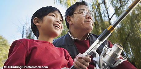 Image of youth and adult mentor