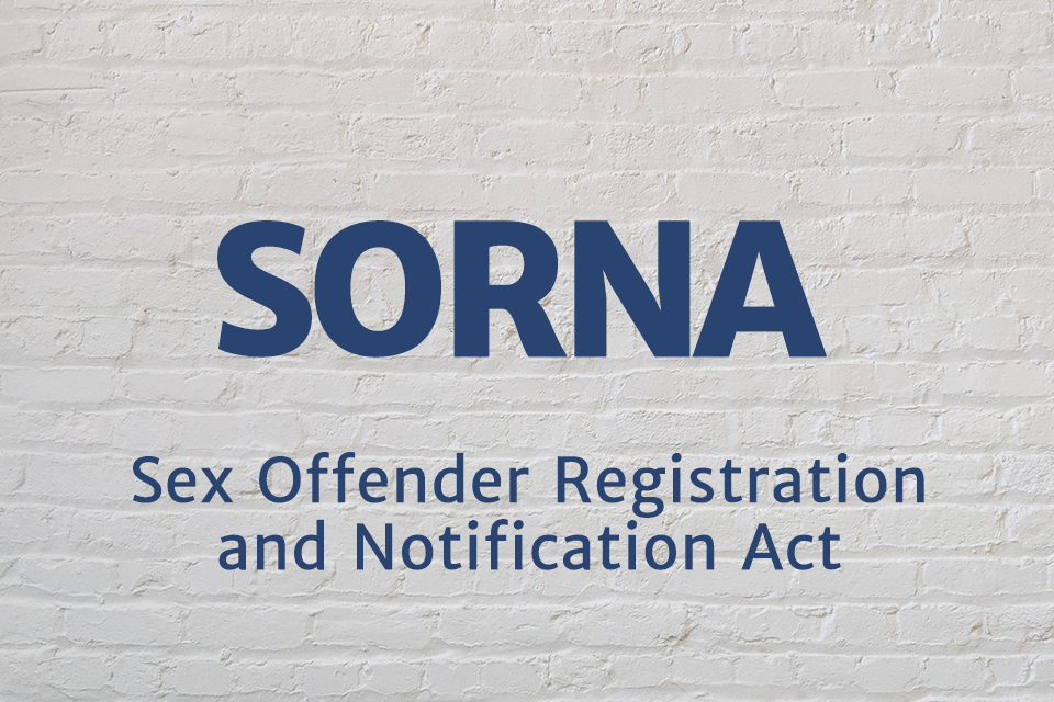 Sex Offender Registration and Notification Act