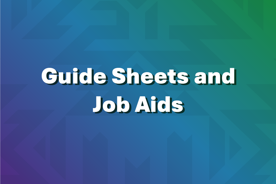 FMSC Guide Sheets Image