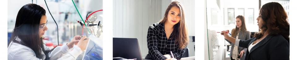 women working in an office